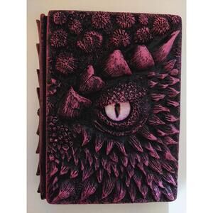 Hardcover Monster Eye Journal – Gothic Dragon Book with Blank Aged Pages
